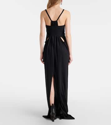 Robe longue Temple en coton | Rick Owens