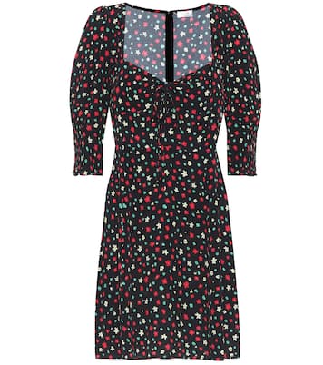 Vestido Larissa de crepé floral | Rixo