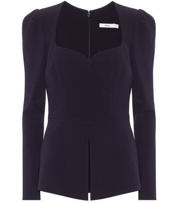 Stretch-crêpe blouse | Safiyaa