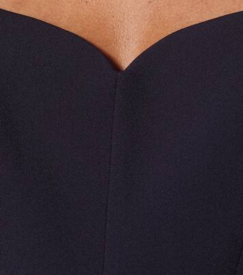 Stretch-crêpe blouse | Safiyaa