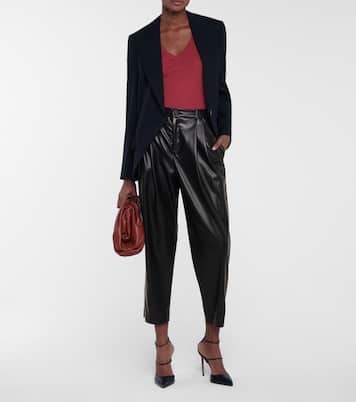 Hose Simone aus Lederimitat | Velvet