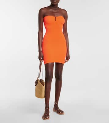 La Sciura textured bandeau minidress | Reina Olga