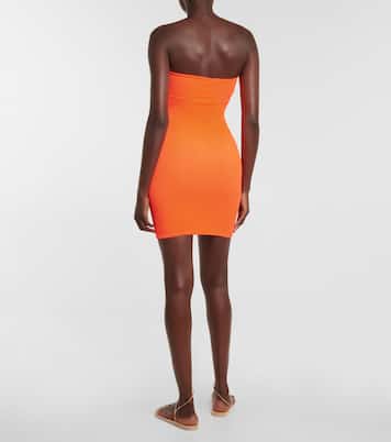 La Sciura textured bandeau minidress | Reina Olga