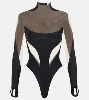 Paneled bodysuit | Mugler