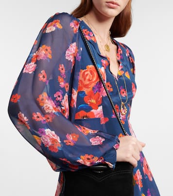 Floral Freedom silk crêpe de chine midi dress | Dorothee Schumacher