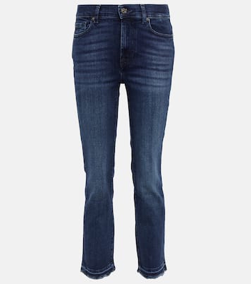 Jeans The Straight Crop a vita alta | 7 For All Mankind