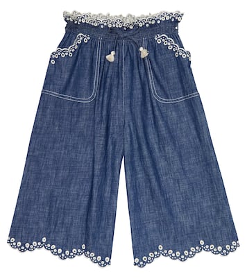 Bestickte Jeans Tiggy Scallop | Zimmermann Kids