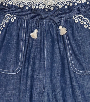 Bestickte Jeans Tiggy Scallop | Zimmermann Kids