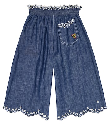 Bestickte Jeans Tiggy Scallop | Zimmermann Kids