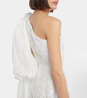 Robe de mariée longue Hanne brodée en soie | Erdem