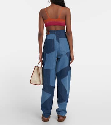Colorblocked wool bralette | Etro