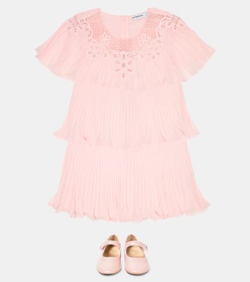 Kleid aus Chiffon | Self-Portrait Kids