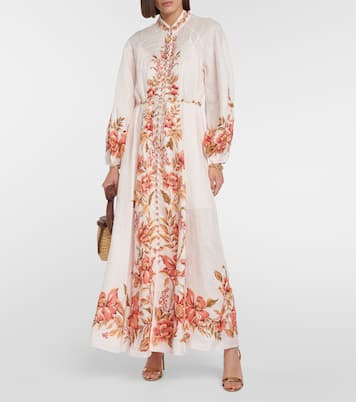 Maxikleid Vacay Billow aus Leinen | Zimmermann