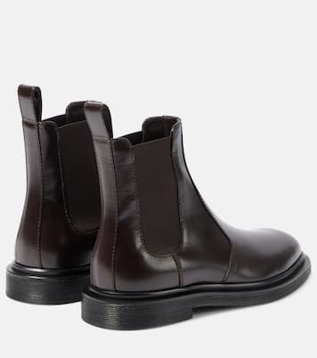 Elastic Ranger leather ankle boots | The Row