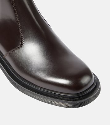 Elastic Ranger leather ankle boots | The Row