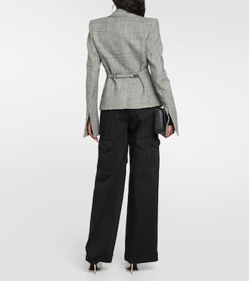 Checked virgin wool jacket | Tom Ford