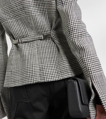 Checked virgin wool jacket | Tom Ford