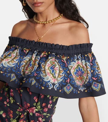 Maxikleid aus einem Baumwollgemisch | Etro