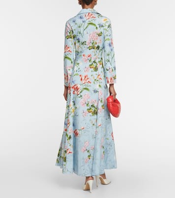 Maxikleid aus einem Baumwollgemisch | Oscar de la Renta