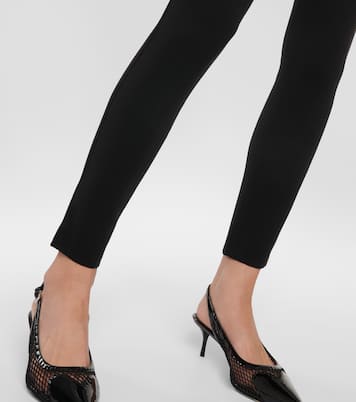 High-rise wool-blend leggings | Alaïa