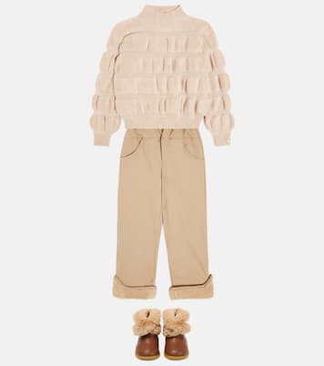 Ceou wool-blend turtleneck sweater | Donsje