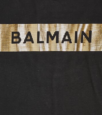 로고 코튼 티셔츠 | Balmain Kids