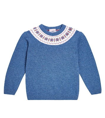 Pull intarsia en laine mélangée | La Coqueta