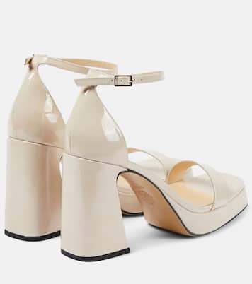 Margaux patent leather platform sandals | Souliers Martinez