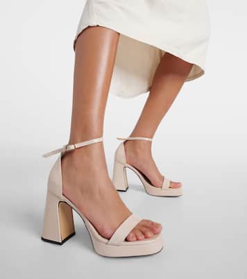 Margaux patent leather platform sandals | Souliers Martinez