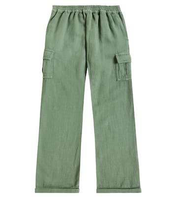 Pantalon cargo en coton et lin | Tartine et Chocolat