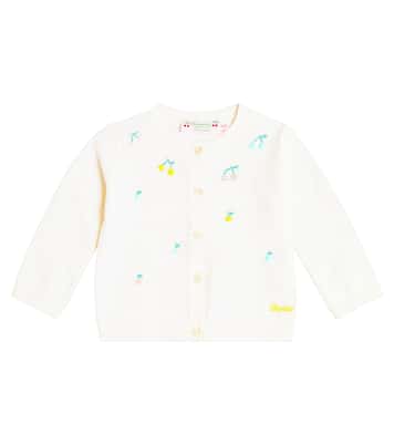 Bébé – Cardigan Claudie brodé en coton | Bonpoint
