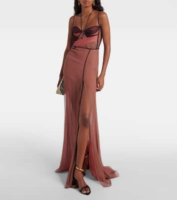 Maxikleid Mae aus Satin | Nensi Dojaka