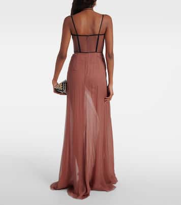 Maxikleid Mae aus Satin | Nensi Dojaka