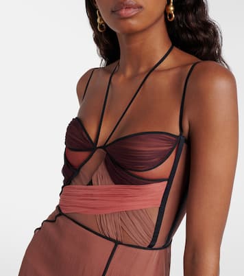 Maxikleid Mae aus Satin | Nensi Dojaka