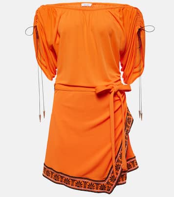 Vestido corto de hombros descubiertos | Rabanne