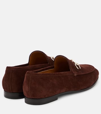 Mocassins Gucci Jordaan Horsebit en daim | Gucci