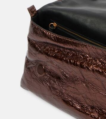 Sac en cuir métallisé | Dries Van Noten