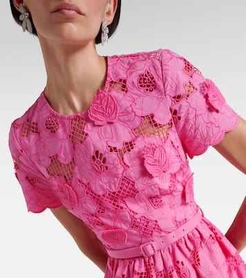 Midikleid aus Spitze | Self-Portrait