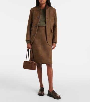Borsa a spalla Lagune Mini in suede | Aesther Ekme
