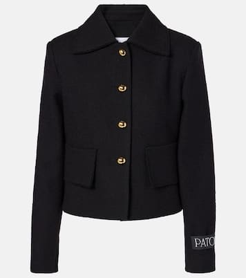 Veste en laine et coton mélangés | Patou