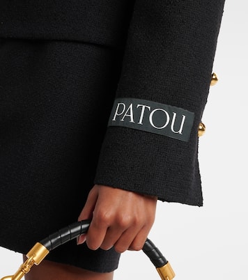 Veste en laine et coton mélangés | Patou