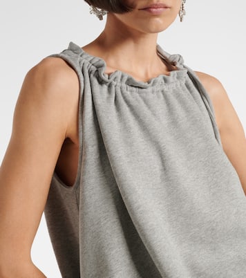 Cotton halterneck top | The Attico