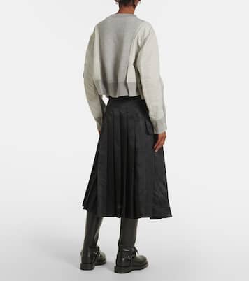Pull en coton mélangé | Sacai