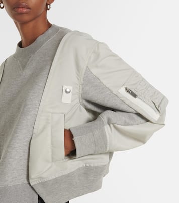 Pull en coton mélangé | Sacai