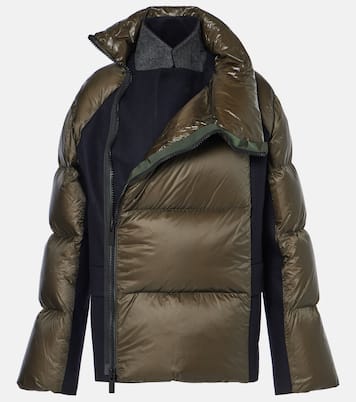 Daunenjacke mit Wolle | Sacai