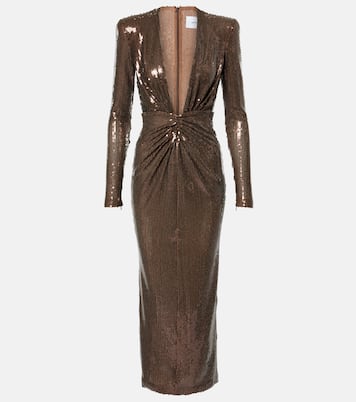 Abito midi con paillettes | Alex Perry