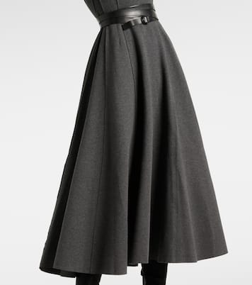 Vestido midi Grace de mezcla de algodón | Norma Kamali