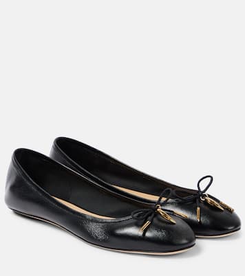 Bailarinas Iris de piel con lazo | Chloé