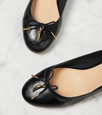 Bailarinas Iris de piel con lazo | Chloé