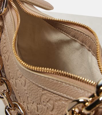 Borsa a spalla GG Emblem Small in pelle | Gucci
